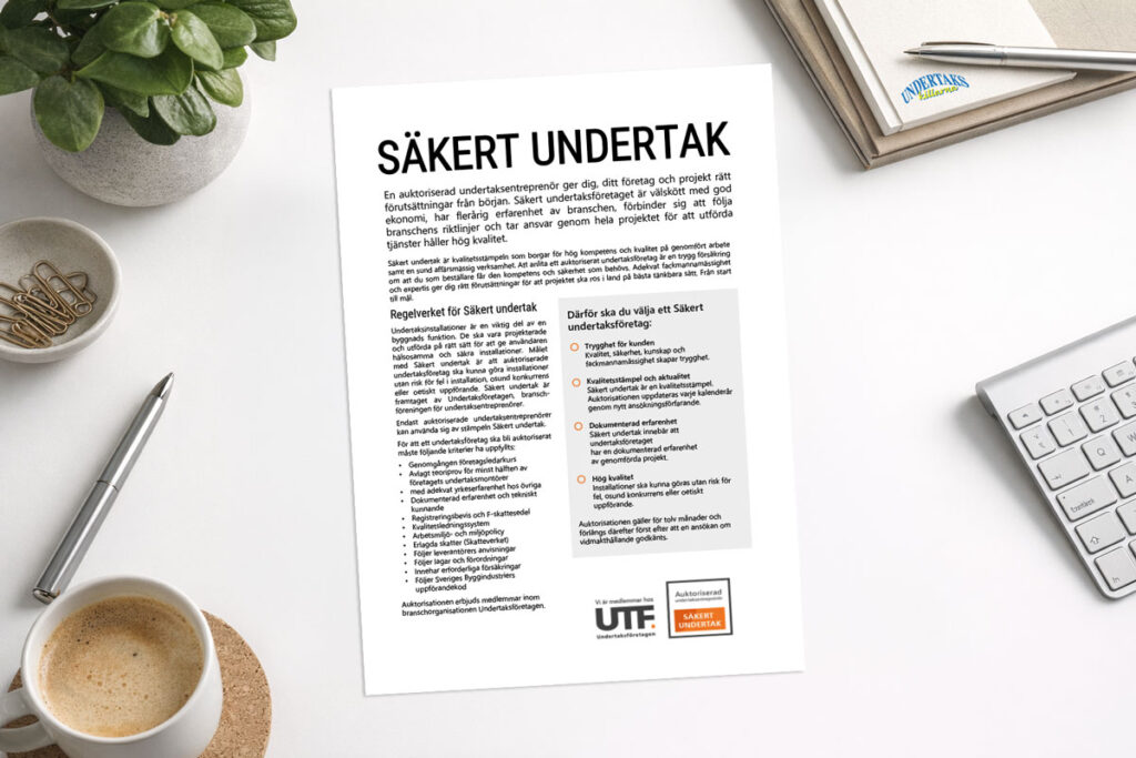 Säkert undertak